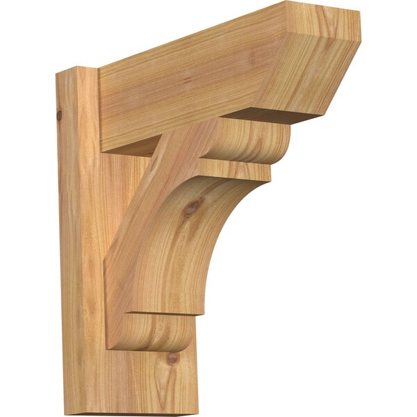 Ekena Millwork Olympic Slat Smooth Outlooker, Western Red Cedar, 5 1/2"W x 14"D x 14"H OUT06X14X14OLY06SWR - main